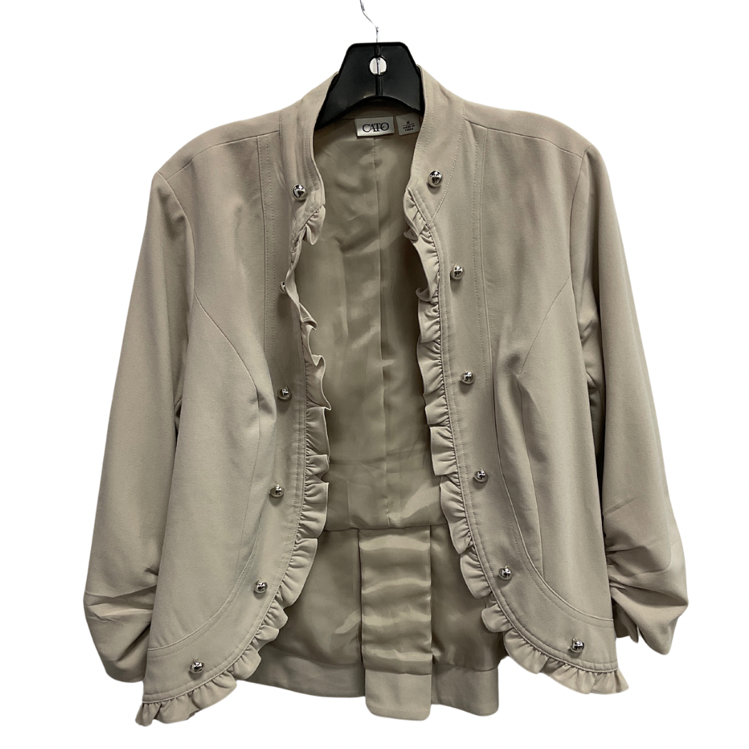 Jacket Other By Cato In Beige, Size: M