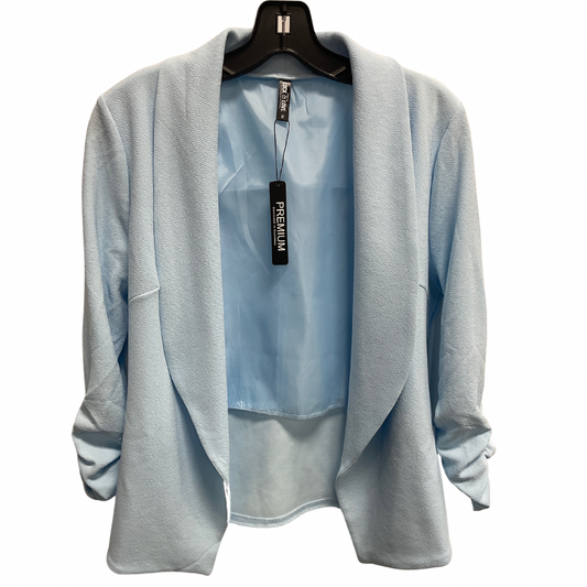 Blazer By Clothes Mentor In Blue, Size: M