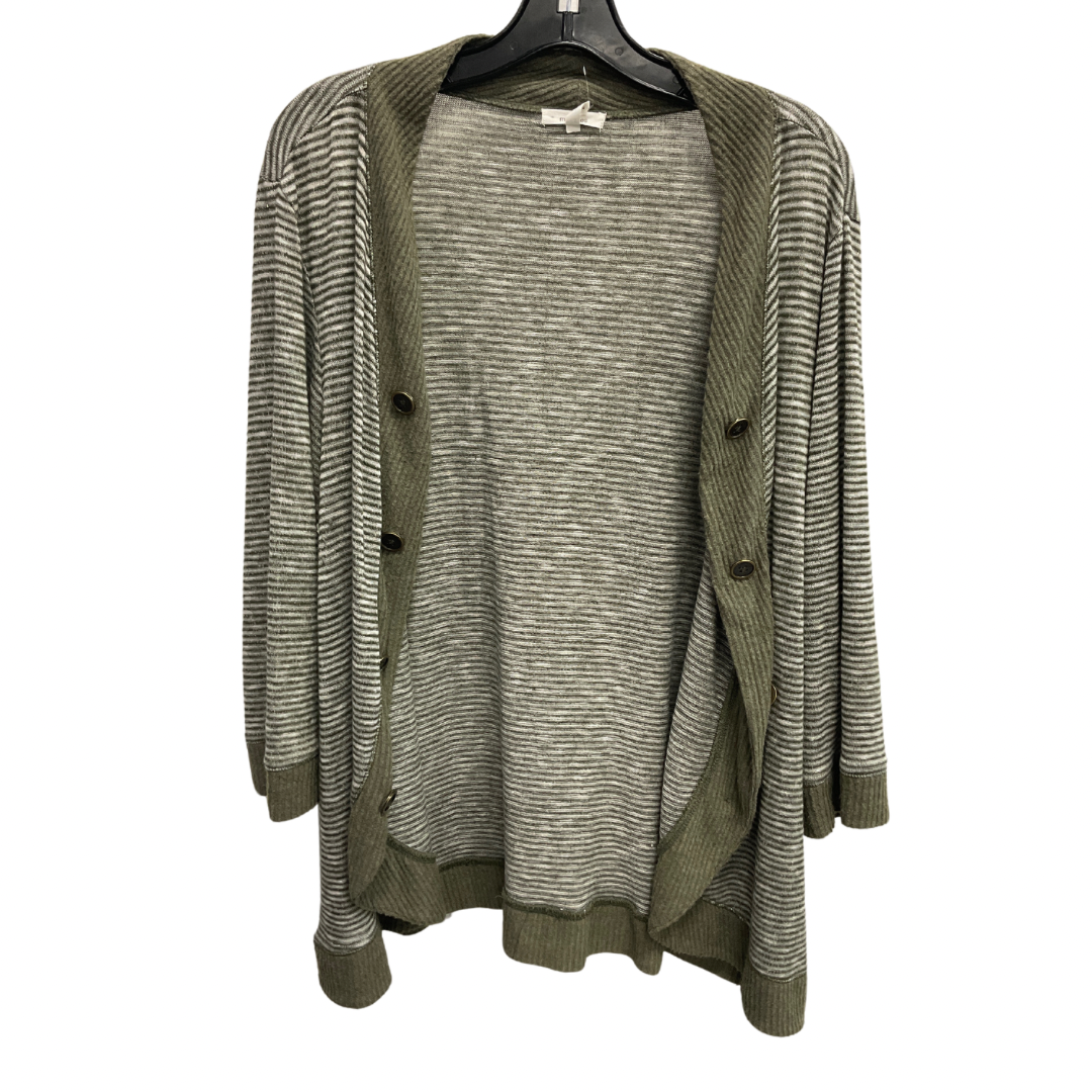 Cardigan By Maurices In Green, Size: 2x