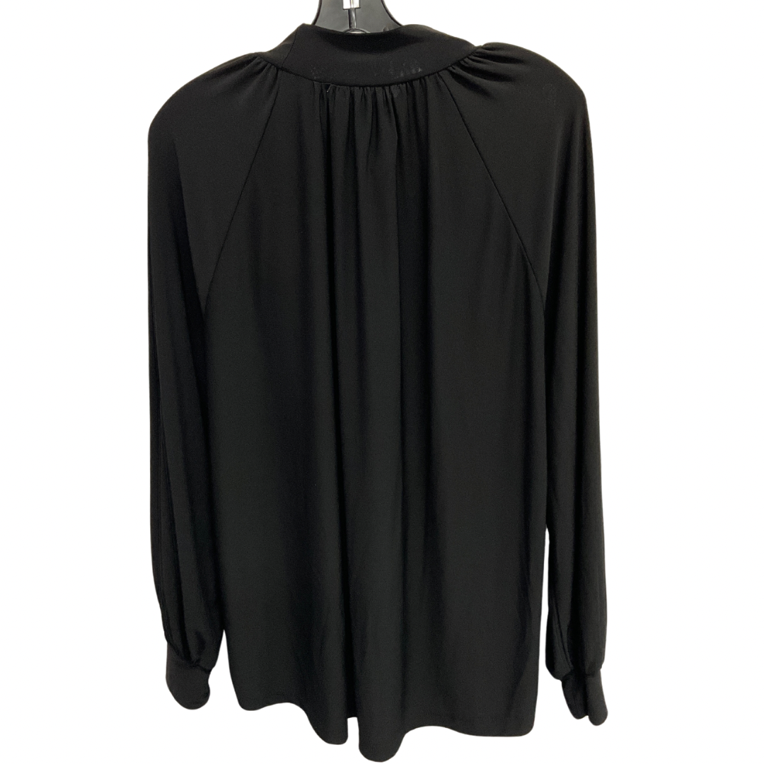 Top Long Sleeve By White Birch In Black, Size: M