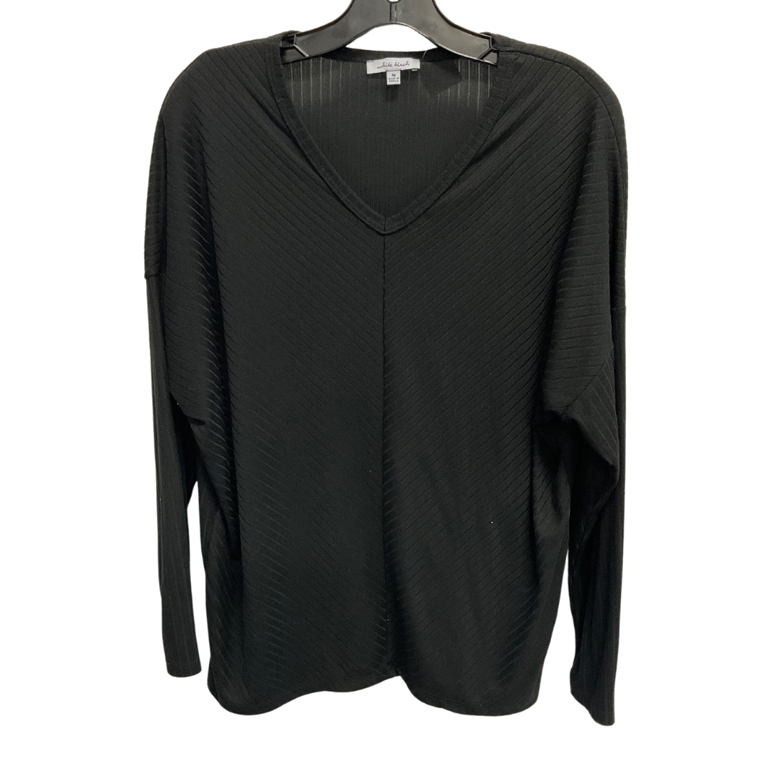 Top Long Sleeve By White Birch In Black, Size: M