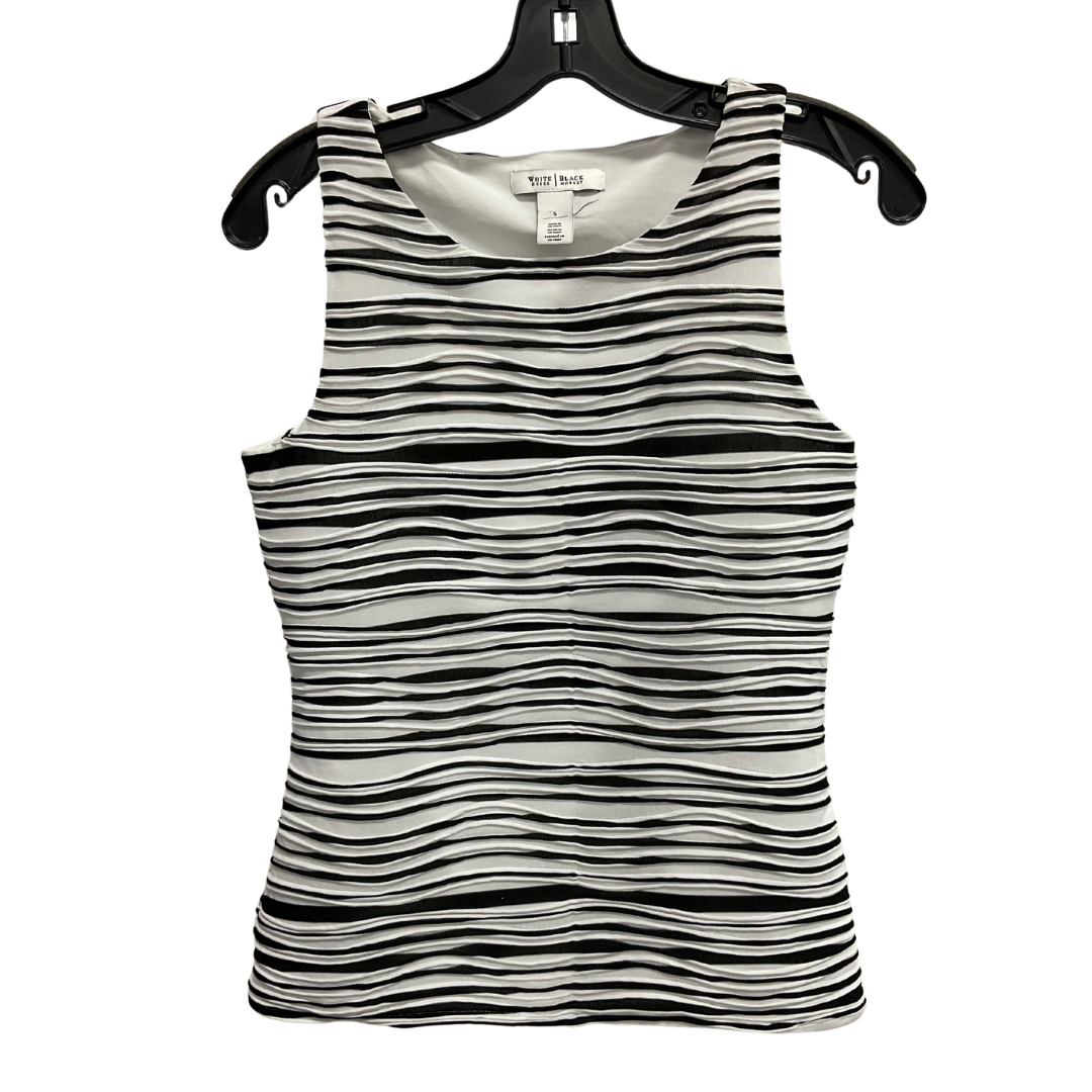 Top Sleeveless By White House Black Market In Black & White, Size: S