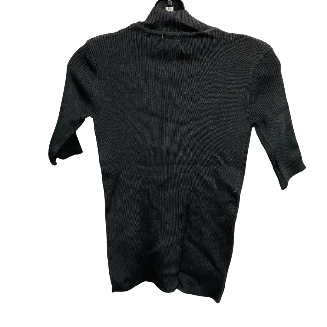 Top Short Sleeve By Elie Tahari In Black, Size: Xs