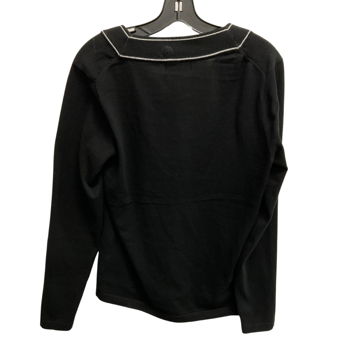 Sweater Designer By Karl Lagerfeld In Black, Size: M