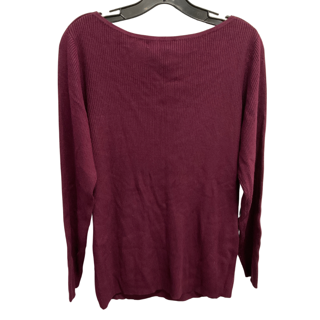 Sweater By Maurices In Purple, Size: Xl