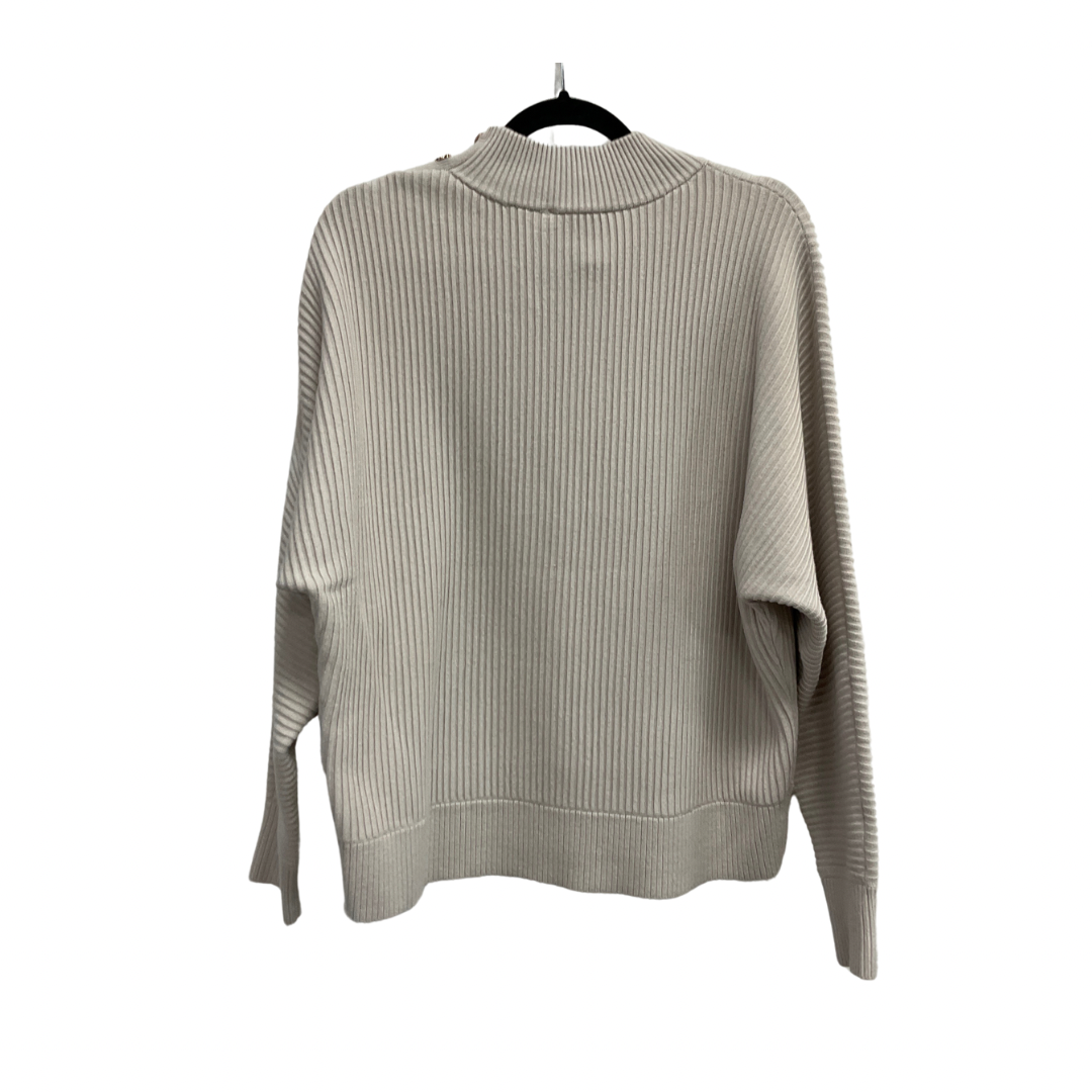 Sweater By Tahari By Arthur Levine In Grey, Size: L