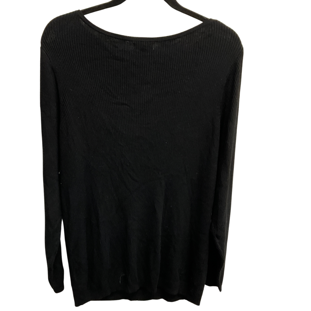 Top Long Sleeve By Maurices In Black, Size: 1x