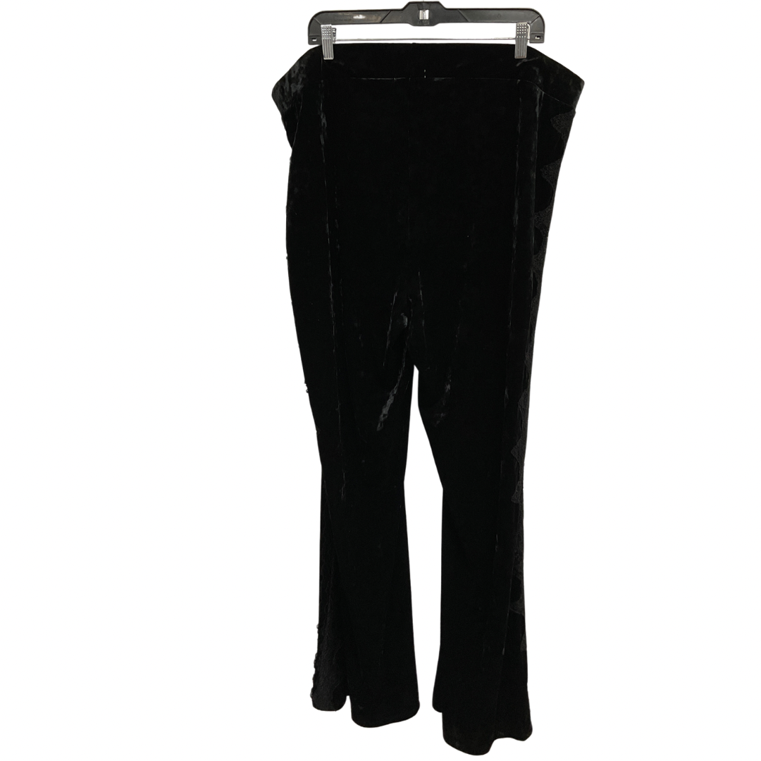 Pants Lounge By Clothes Mentor In Black, Size: 4x