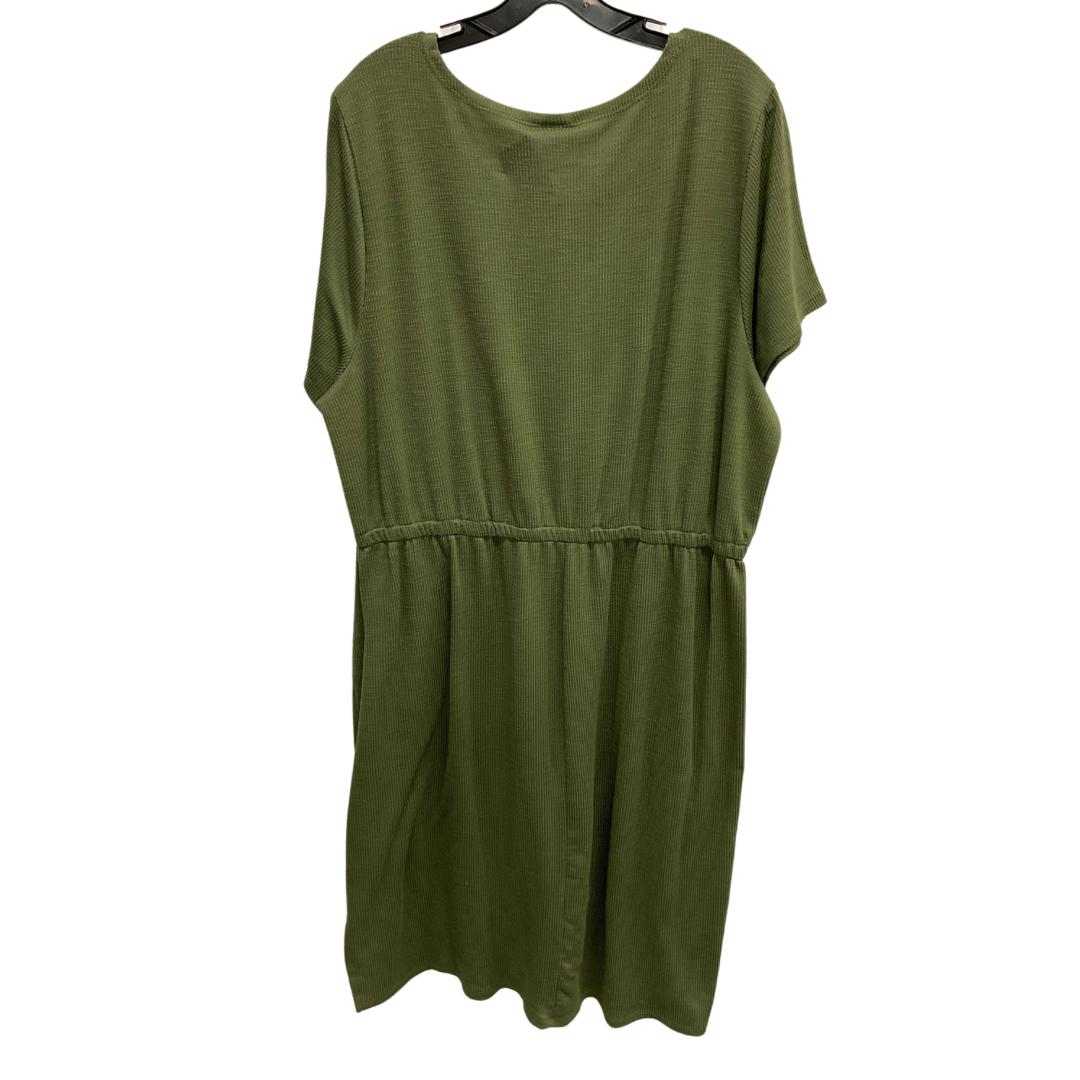 Dress Casual Midi By Torrid In Green, Size: 3x