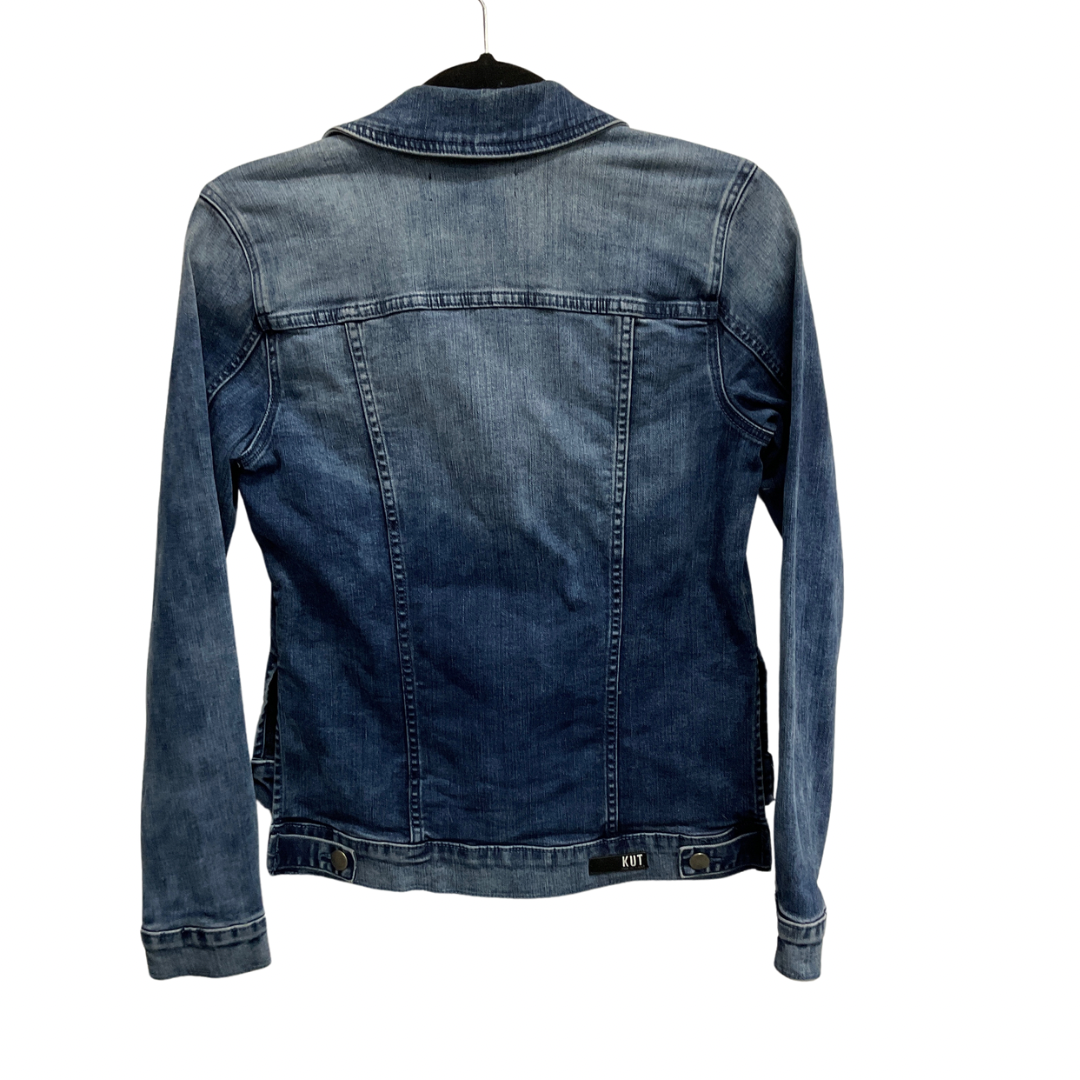 Jacket Denim By Kut In Blue Denim, Size: Xs