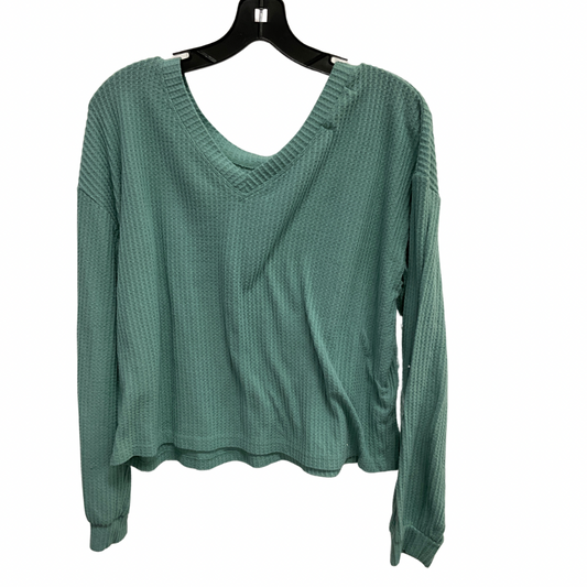 Top Long Sleeve By Aeropostale In Blue, Size: M