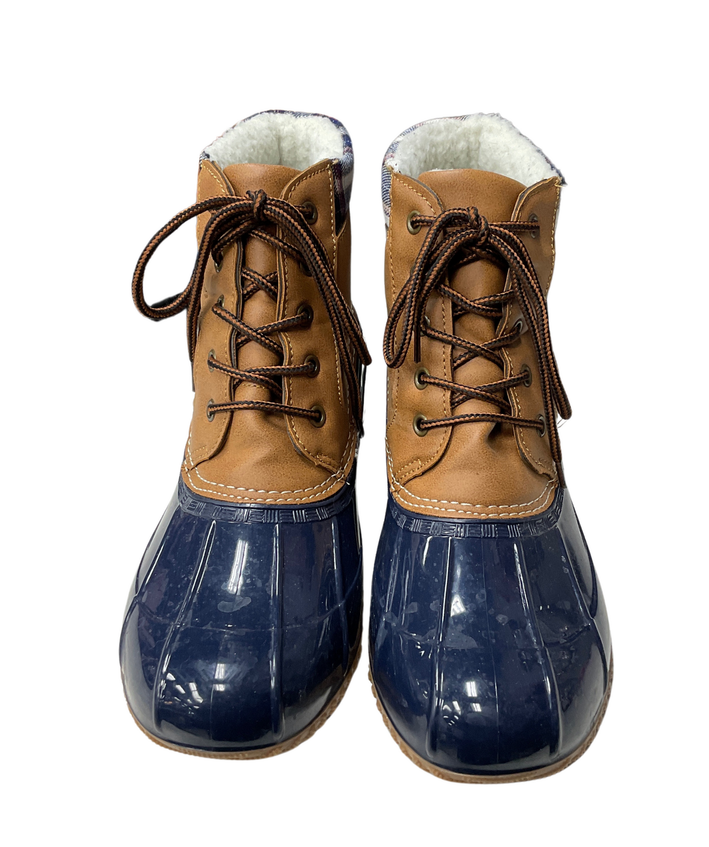 Boots Snow By Just Fab In Blue & Brown, Size: 9