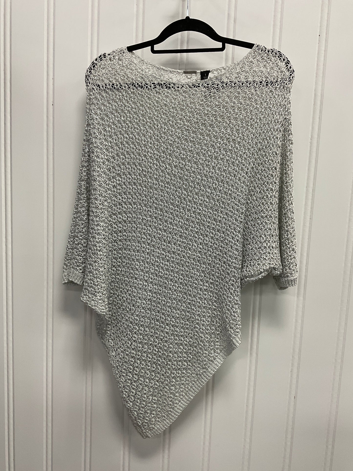 Poncho By Chicos In White, Size: M