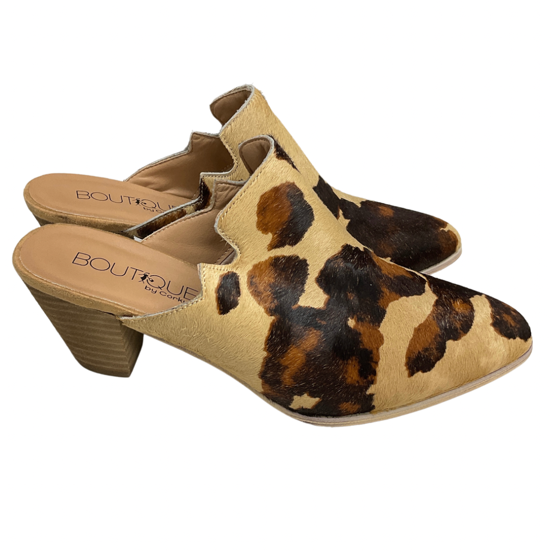 Shoes Heels Block By Corkys In Animal Print, Size: 11