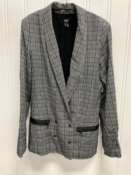 Blazer By Paige In Black & White, Size: M