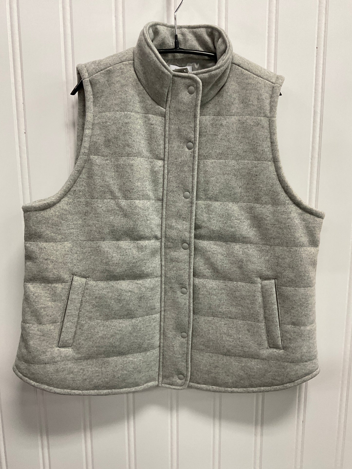 Vest Fleece By Croft And Barrow In Grey, Size: Xxl