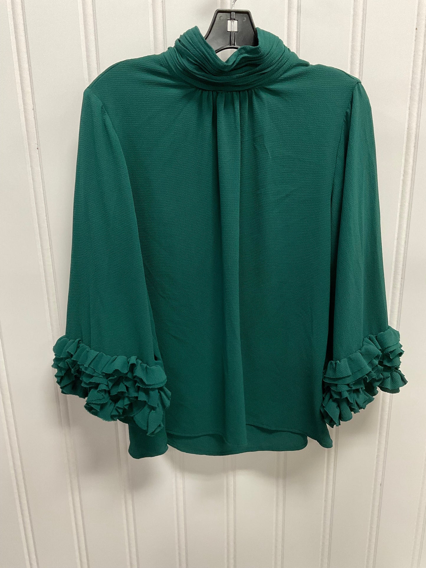 Top Long Sleeve By Vince Camuto In Green, Size: L