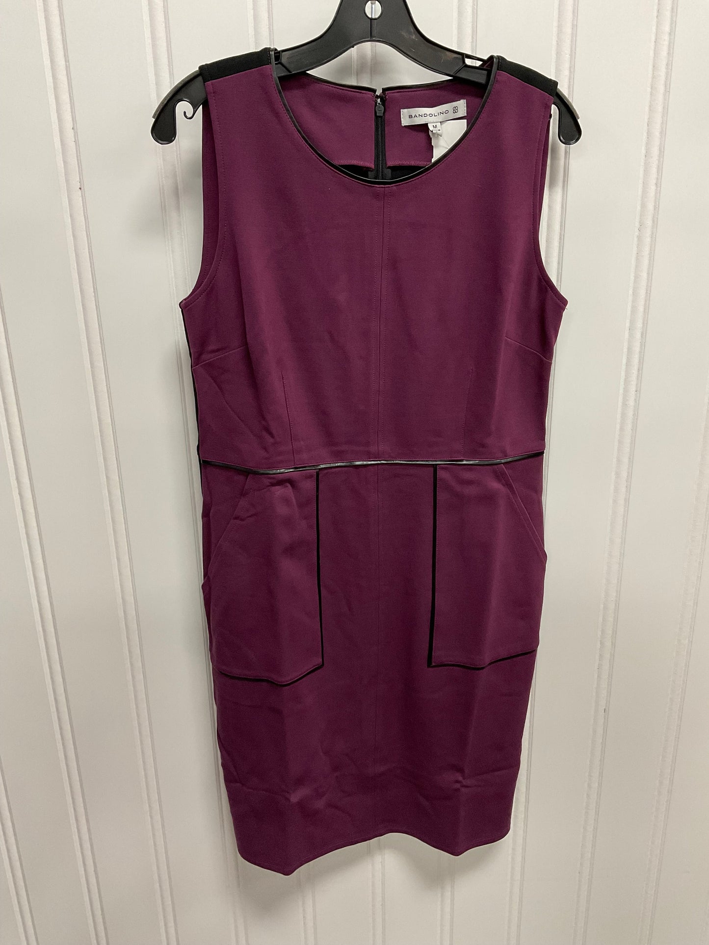 Dress Work By Bandolino In Black & Purple, Size: M