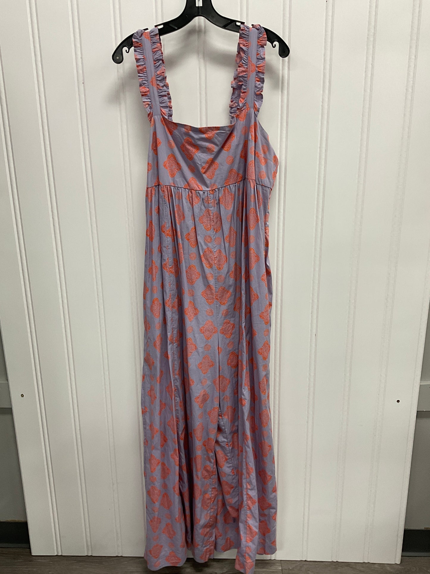 Overalls By Free People In Orange & Purple, Size: L