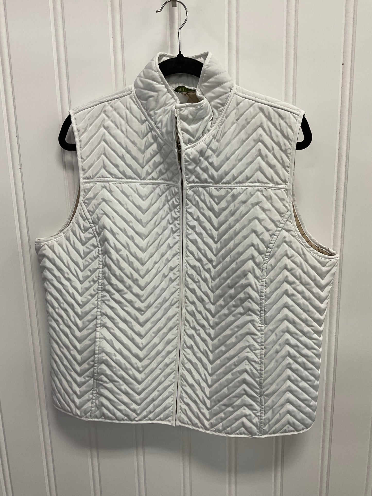 Vest Puffer & Quilted By Orvis In White, Size: Xl