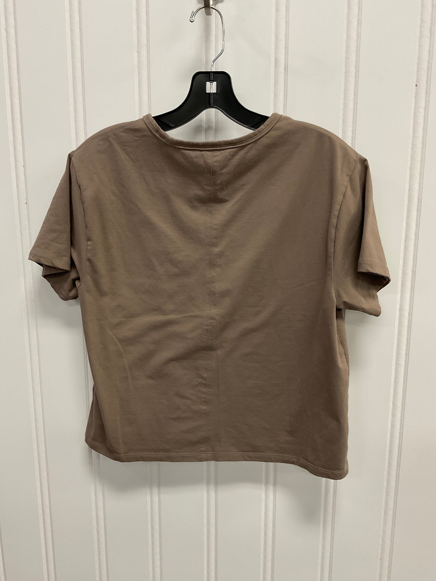 Top Short Sleeve Basic By Athleta In Brown, Size: Sp