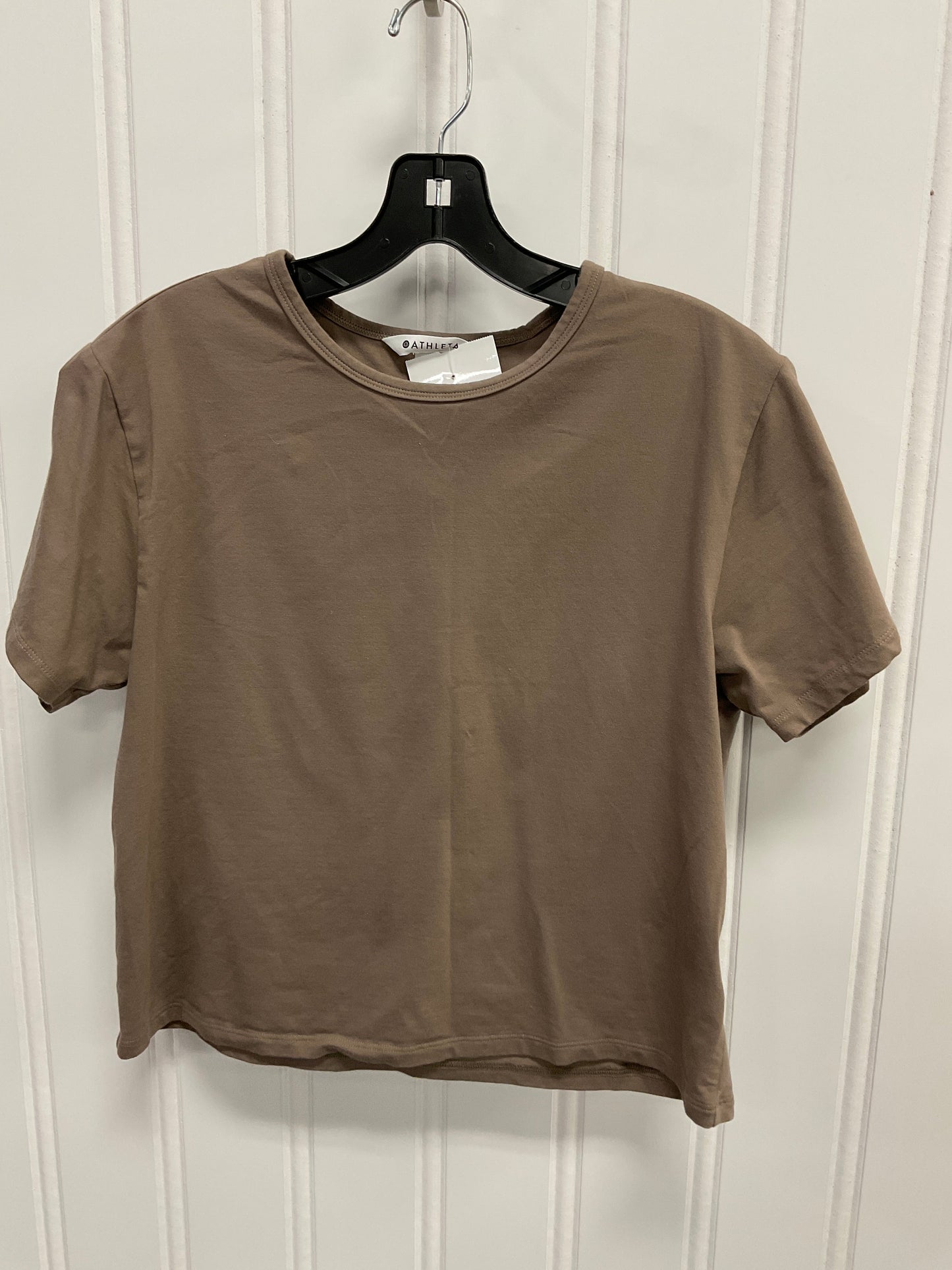 Top Short Sleeve Basic By Athleta In Brown, Size: Sp