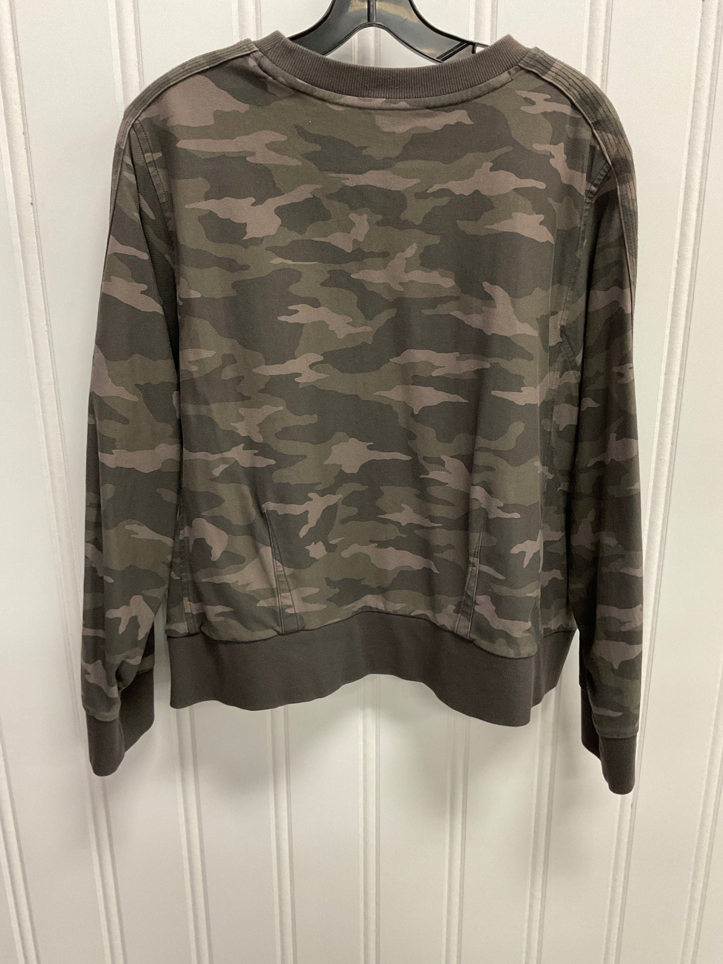 Sweatshirt Crewneck By Athleta In Camouflage Print, Size: 1x