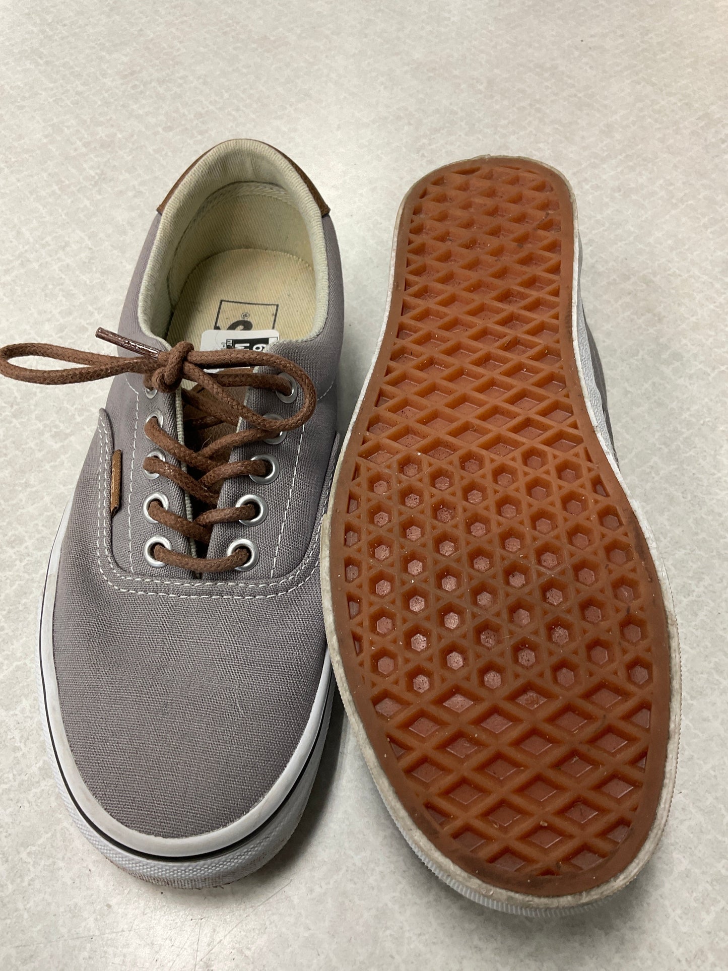 Shoes Sneakers By Vans In Grey, Size: 8