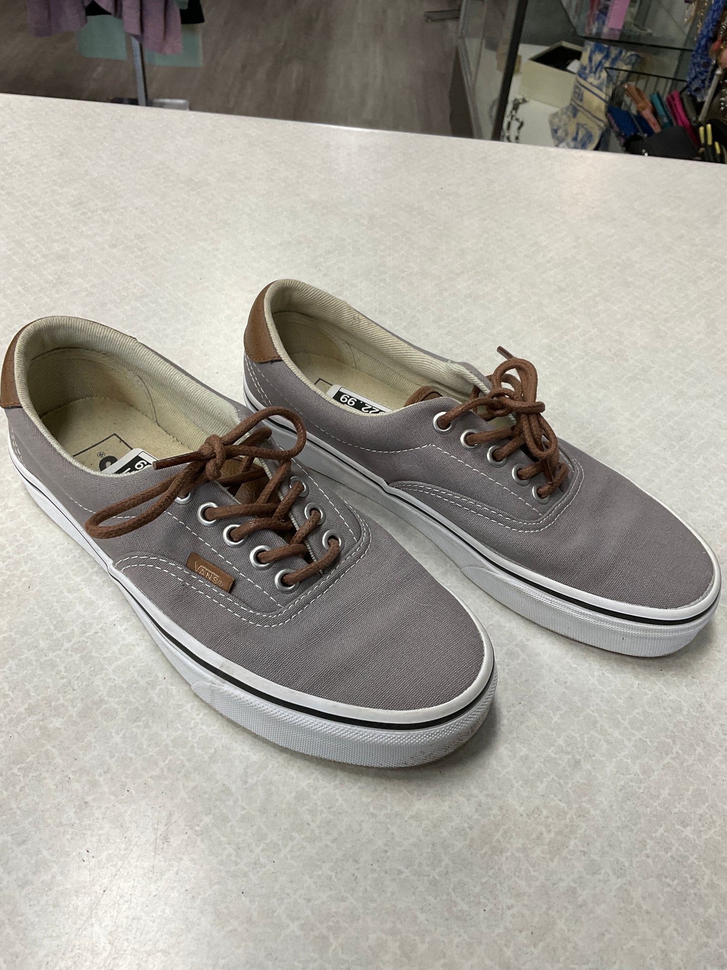 Shoes Sneakers By Vans In Grey, Size: 8