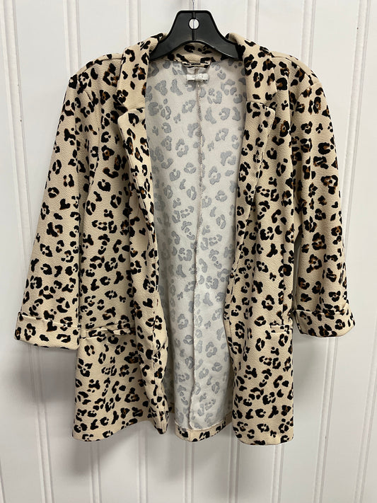 Blazer By Maurices In Animal Print, Size: 0x