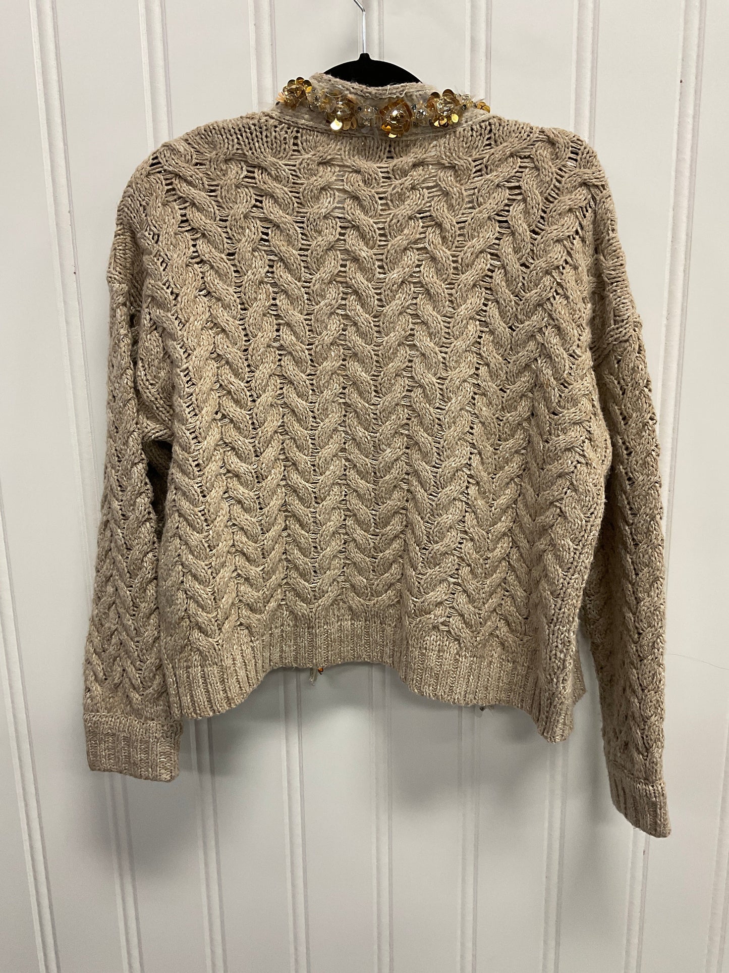 Cardigan By Maeve In Tan, Size: Osfm