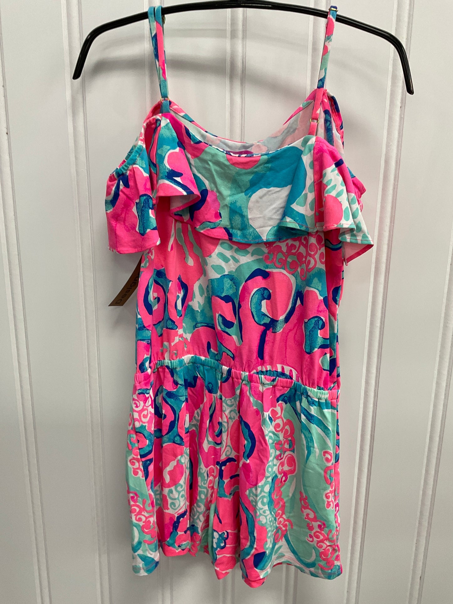 Romper Designer By Lilly Pulitzer In Tropical Print, Size: Xs