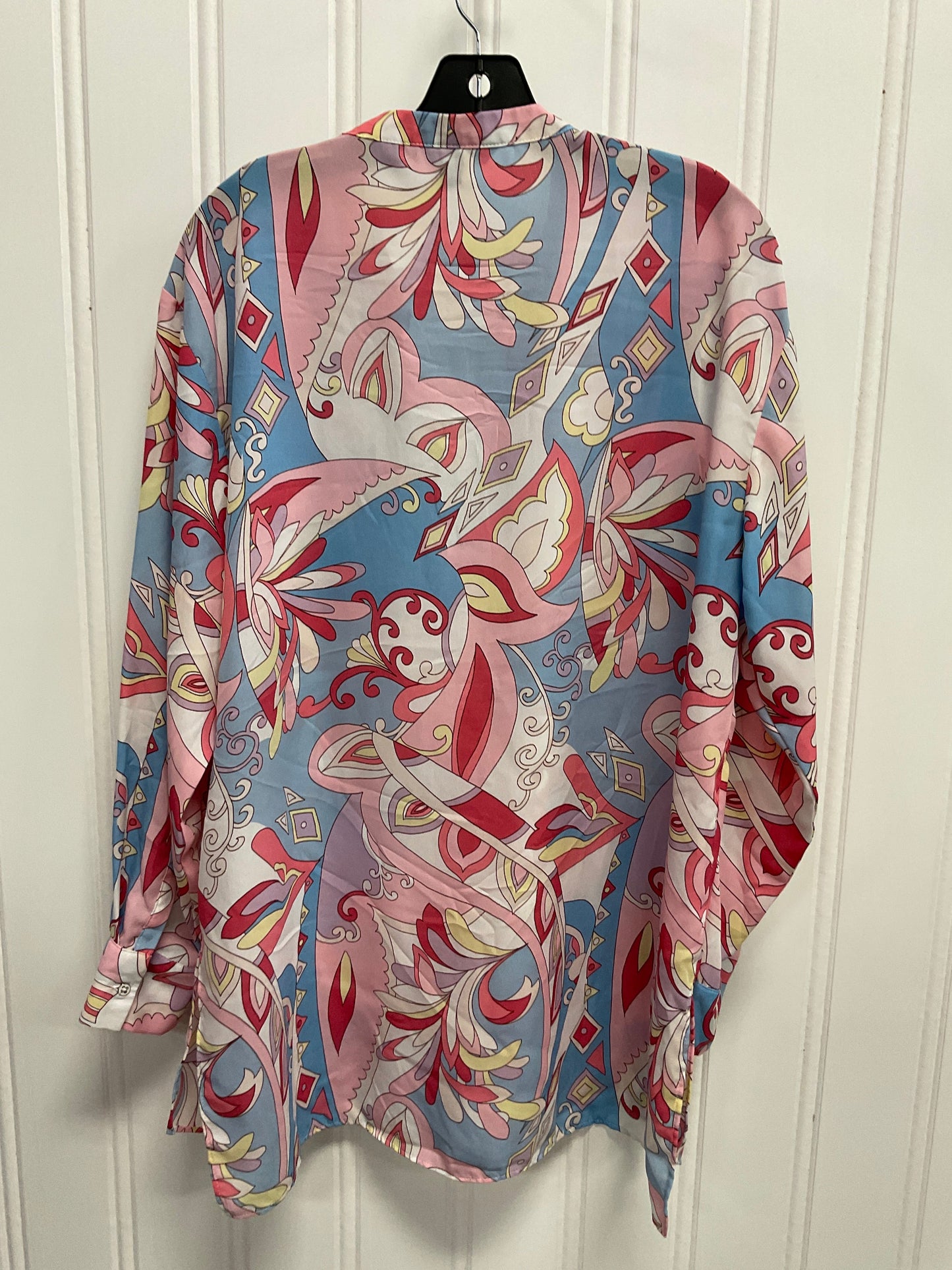 Tunic Long Sleeve By Zac And Rachel In Multi-colored, Size: L