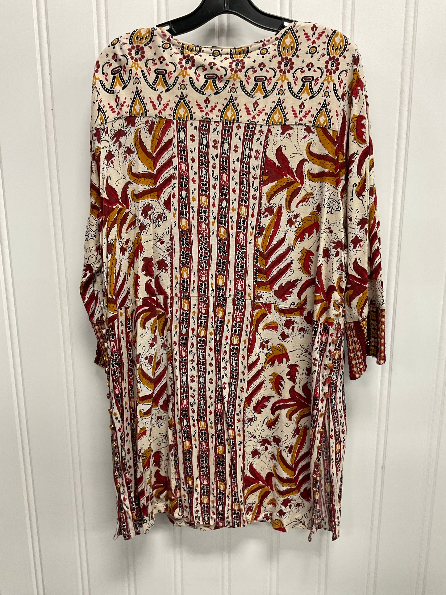 Tunic 3/4 Sleeve By Soft Surroundings In Multi-colored, Size: 1x