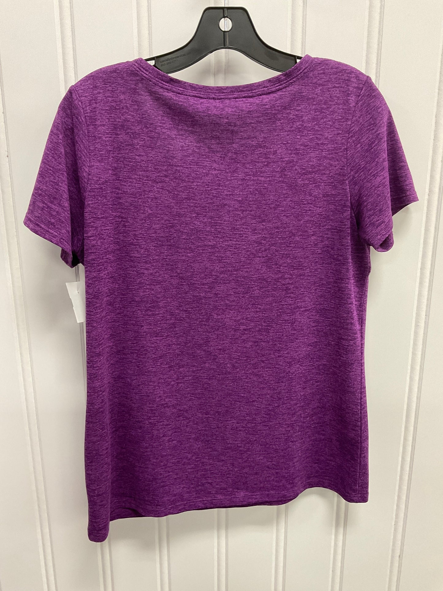 Athletic Top Short Sleeve By Nike Apparel In Purple, Size: M