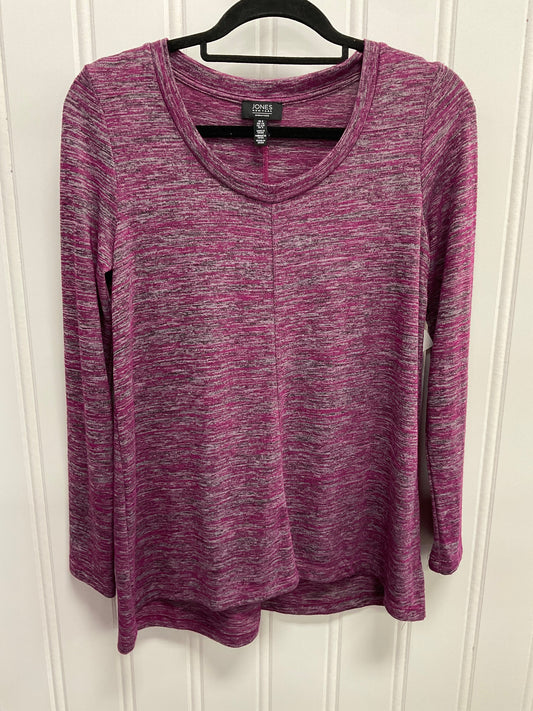 Top Long Sleeve By Jones New York In Purple, Size: S