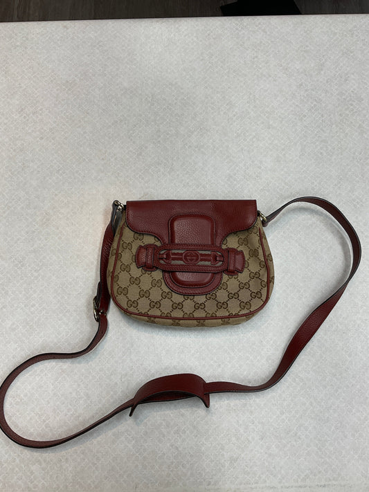 Crossbody Luxury Designer By Gucci, Size: Small