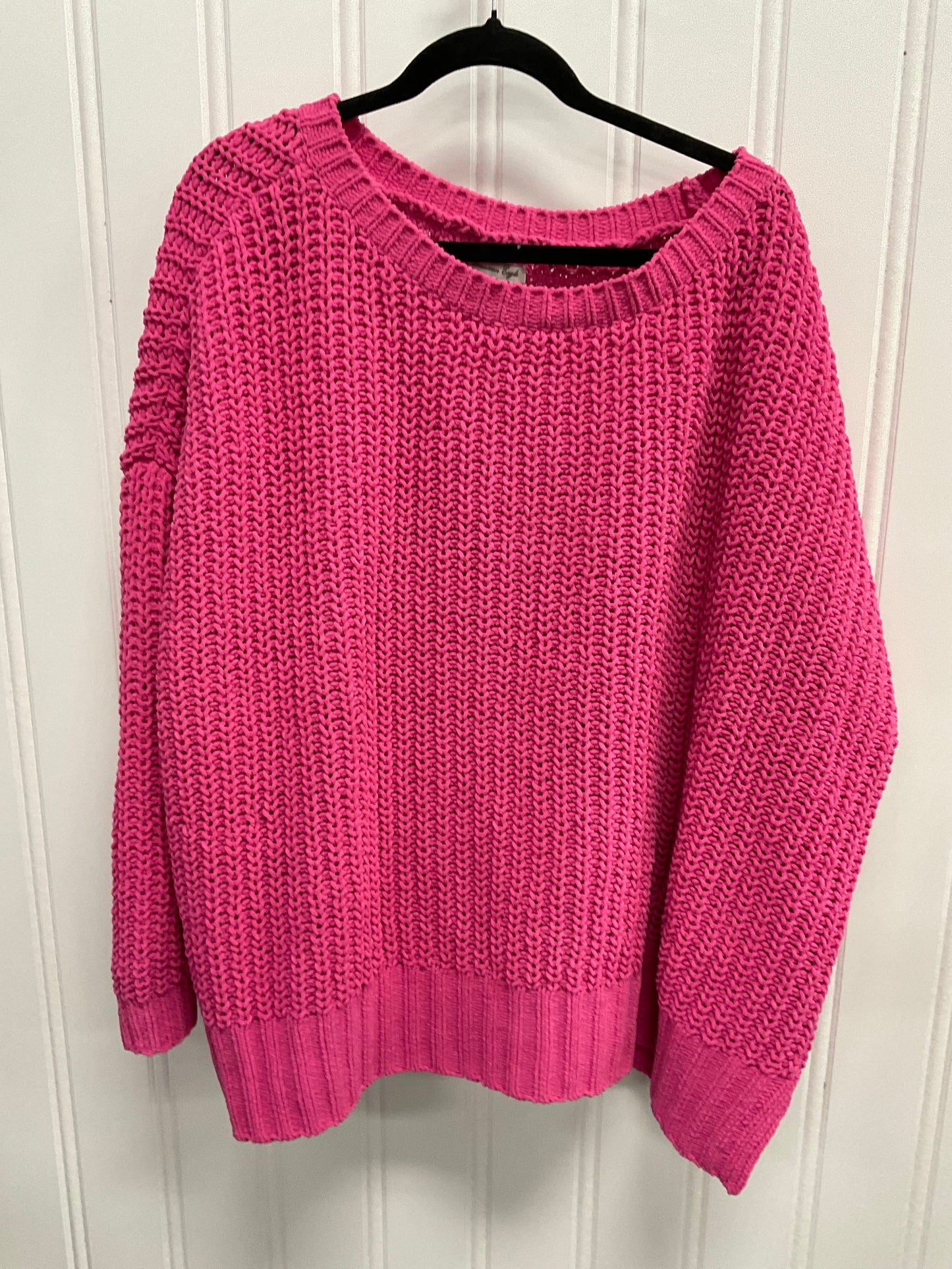 Sweater By American Eagle In Pink, Size: L