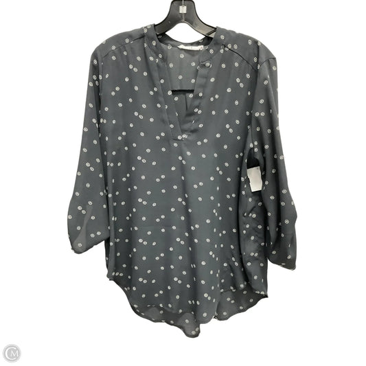 Top Long Sleeve By Lush In Grey, Size: M