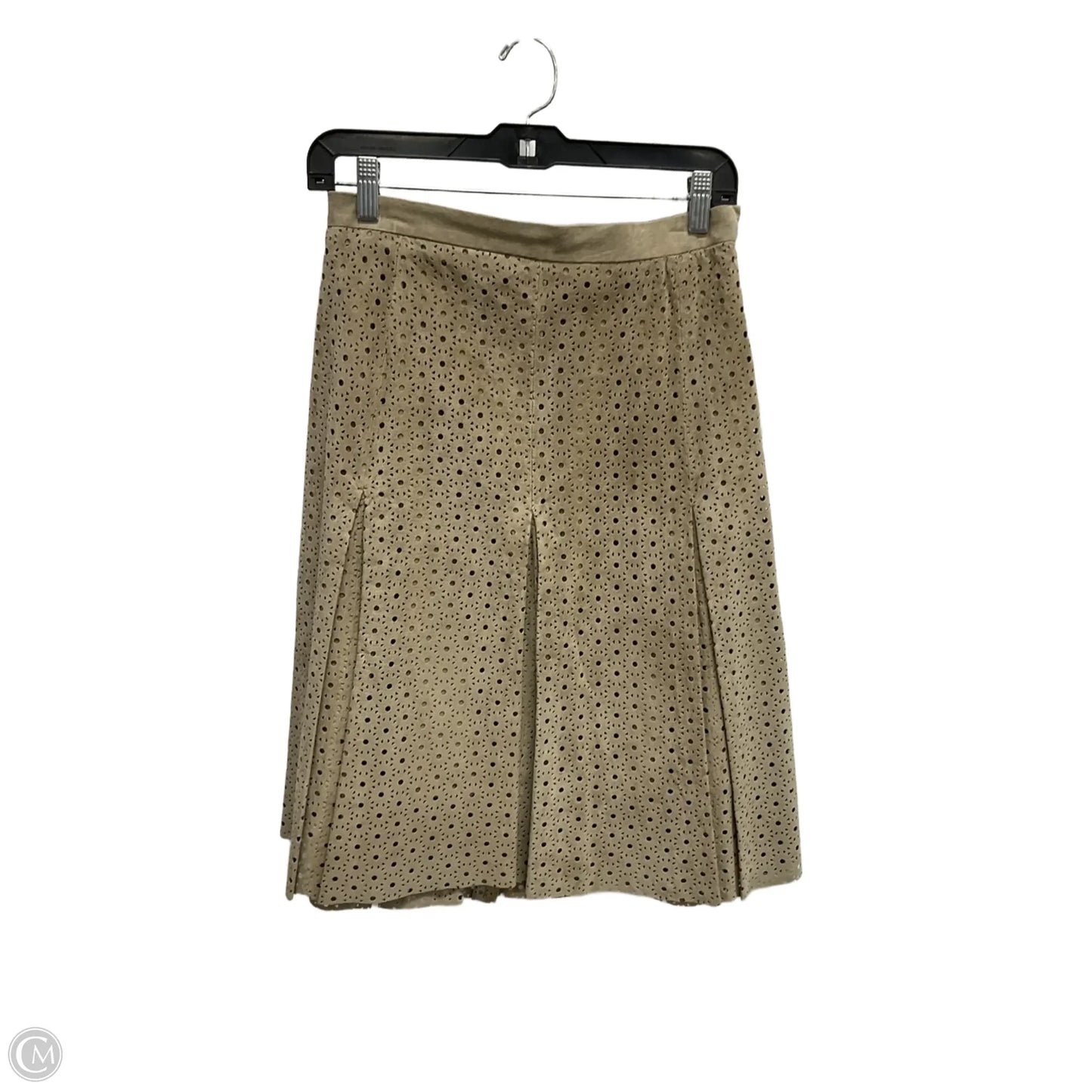 Skirt Midi By Clothes Mentor In Tan, Size: 6p