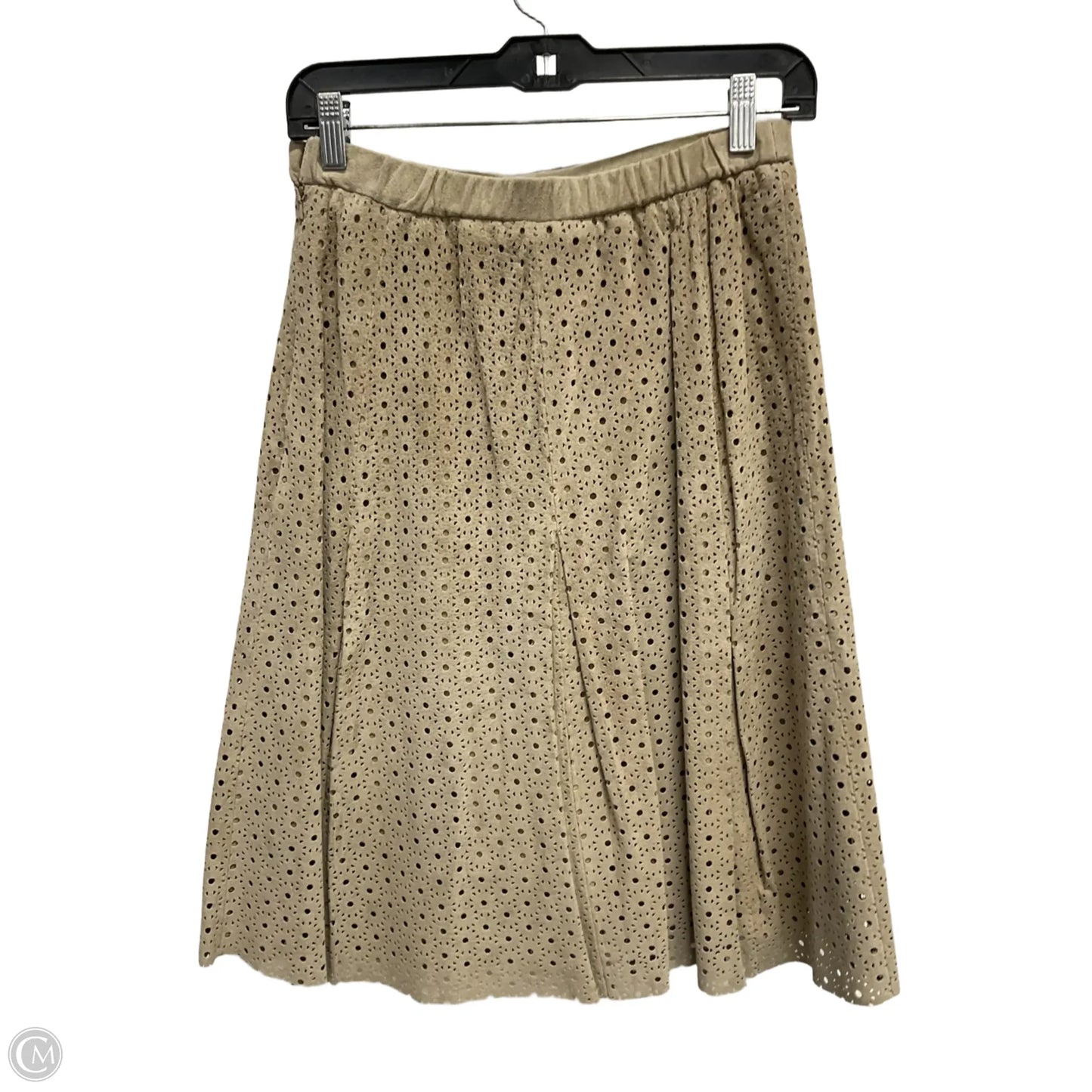 Skirt Midi By Clothes Mentor In Tan, Size: 6p