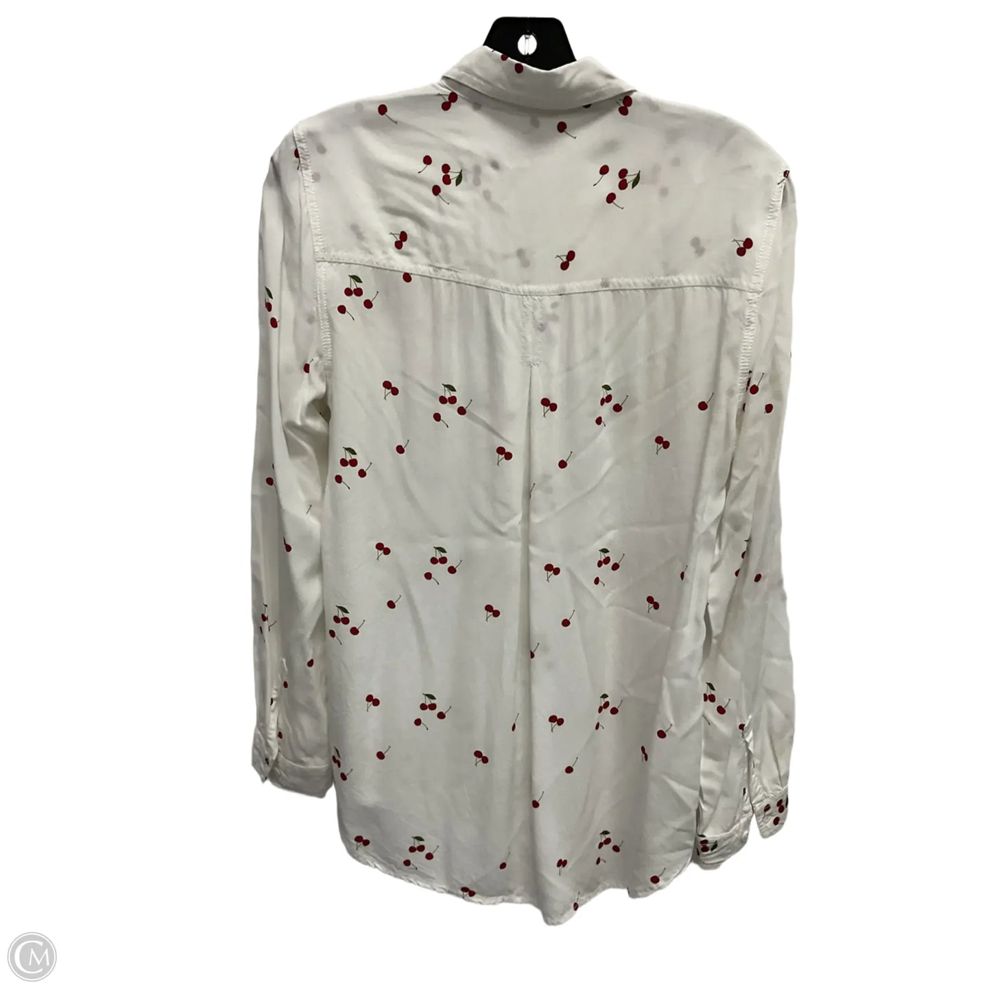 Top Long Sleeve By Beachlunchlounge In Red & White, Size: M