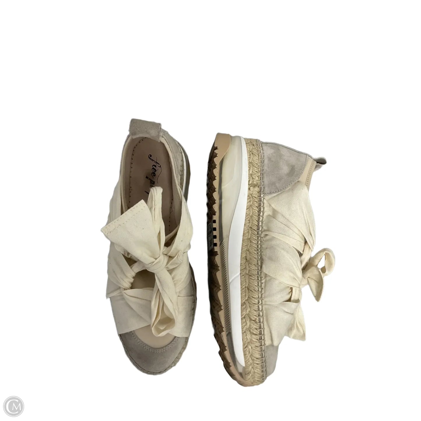 Shoes Sneakers By Free People In Cream, Size: 8.5