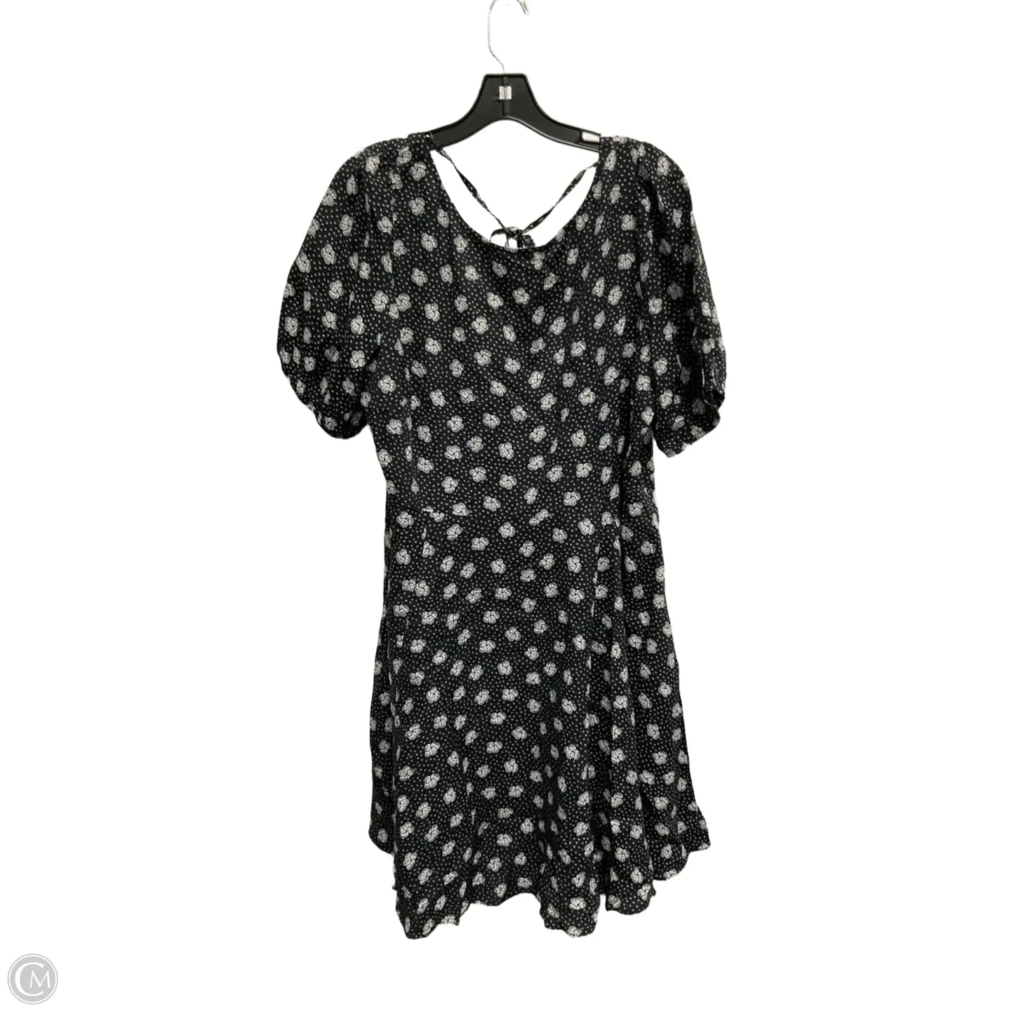 Dress Casual Midi By Ann Taylor In Black & White, Size: Xl