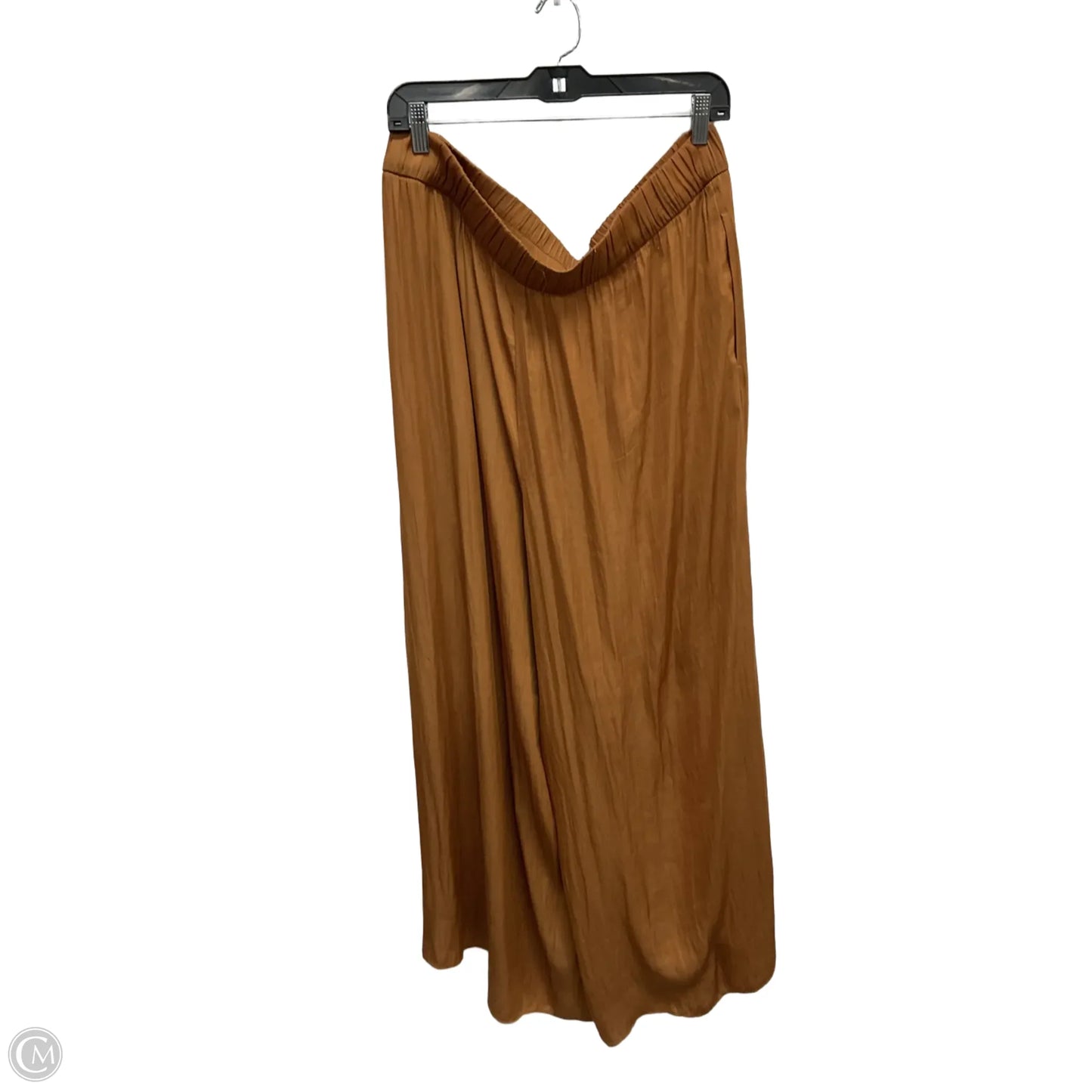 Pants Wide Leg By Ann Taylor In Tan, Size: Xl