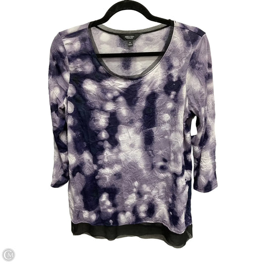 Top Long Sleeve By Simply Vera In Purple, Size: M