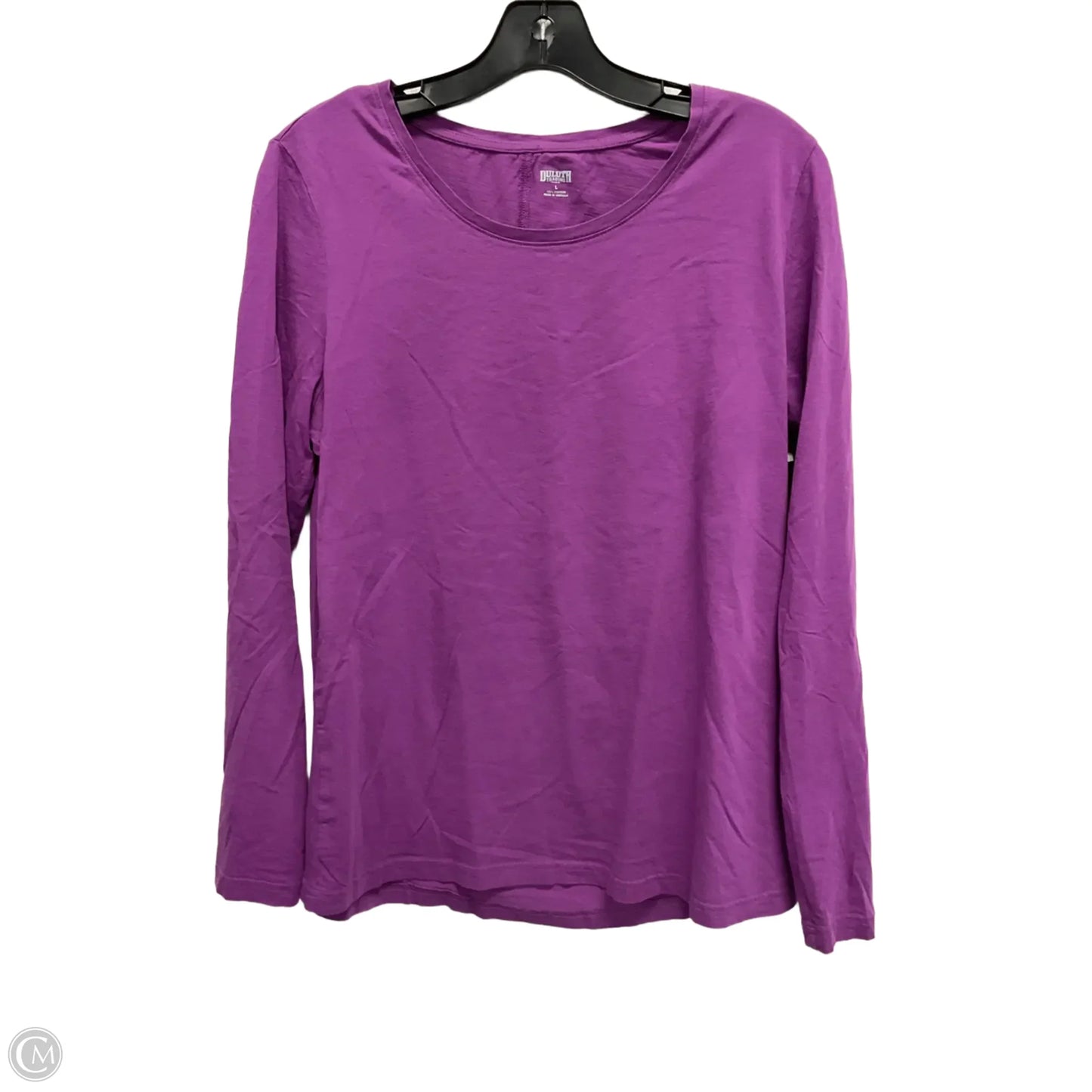 Top Long Sleeve Basic By Duluth Trading In Purple, Size: L