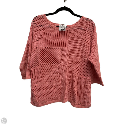 Sweater By Cj Banks In Pink, Size: Xl