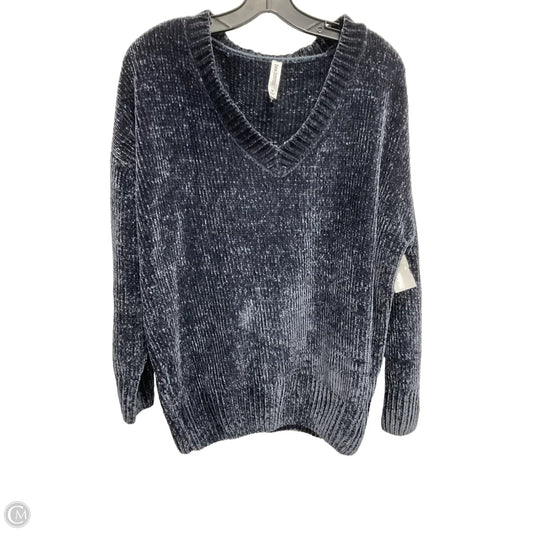 Sweater By Zenana Outfitters In Navy, Size: M