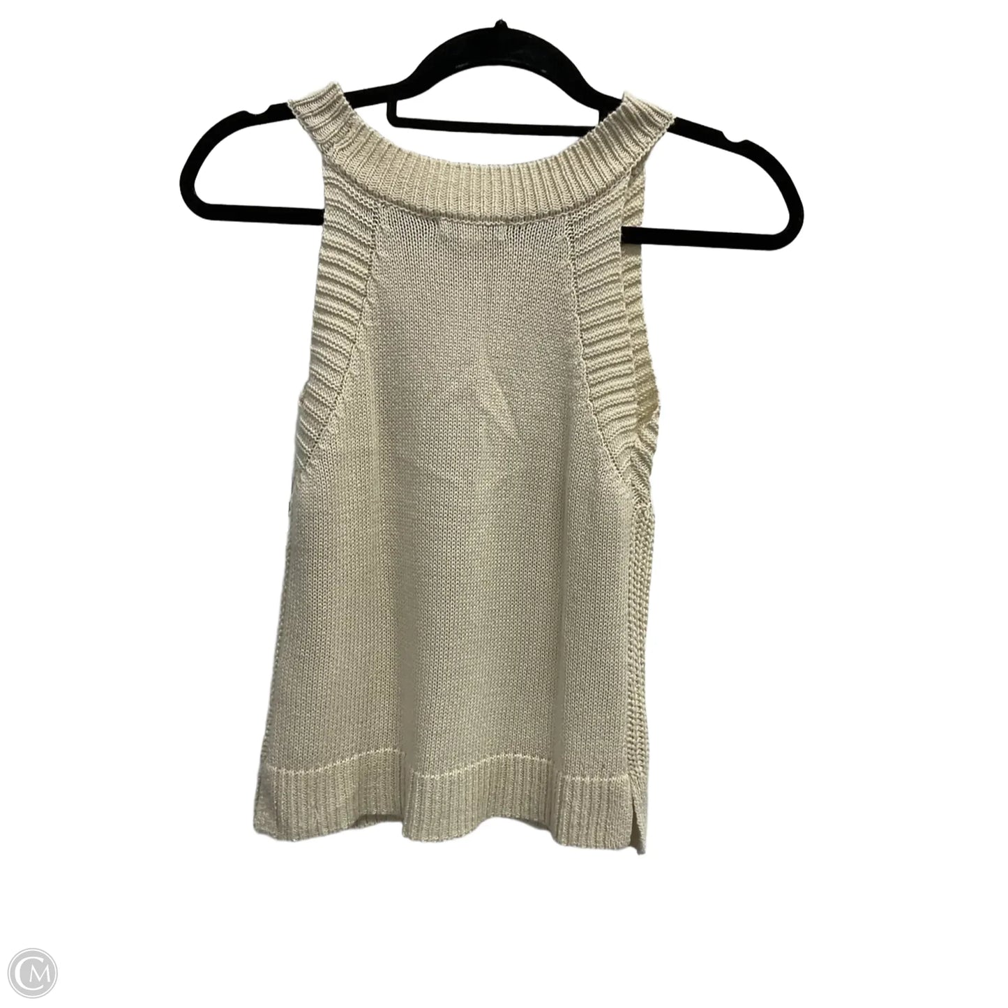 Top Sleeveless By Nine West In Cream, Size: Xs